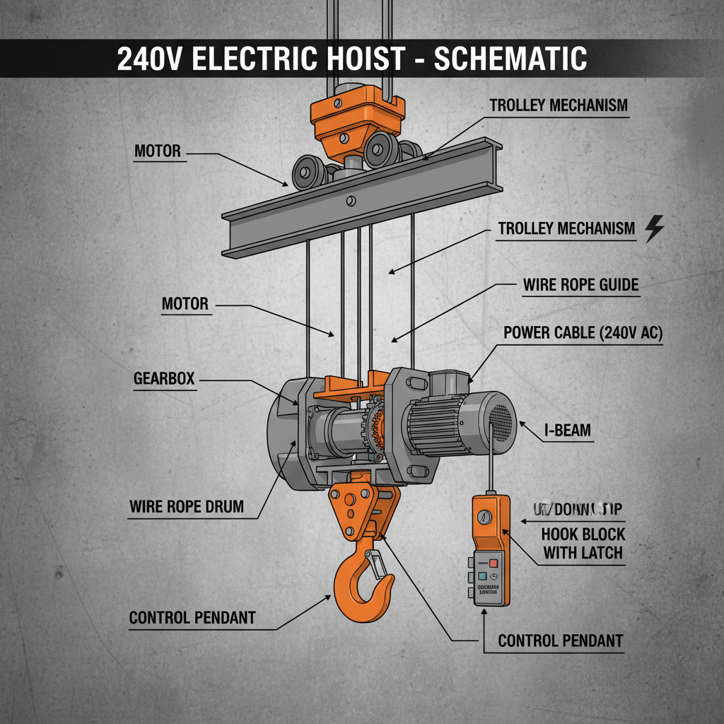 240v electric hoist