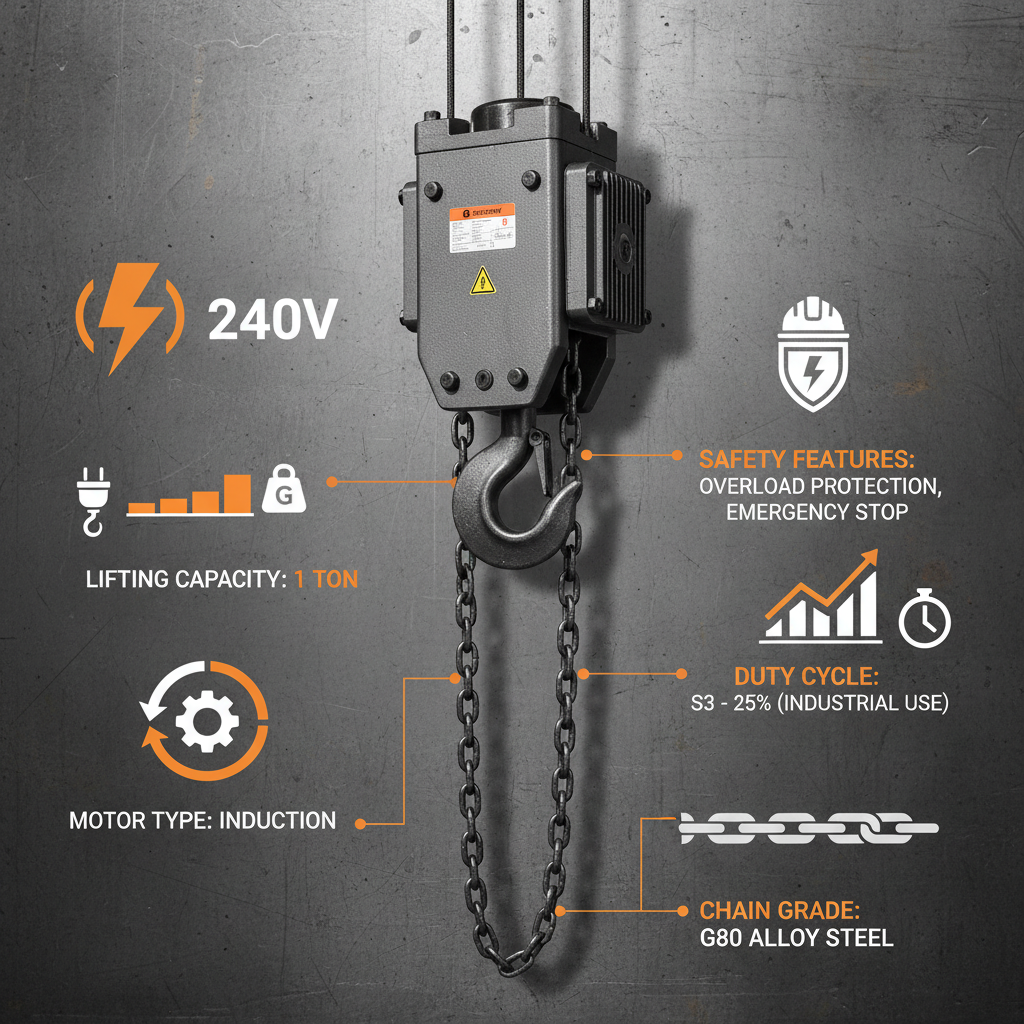 240v electric hoist