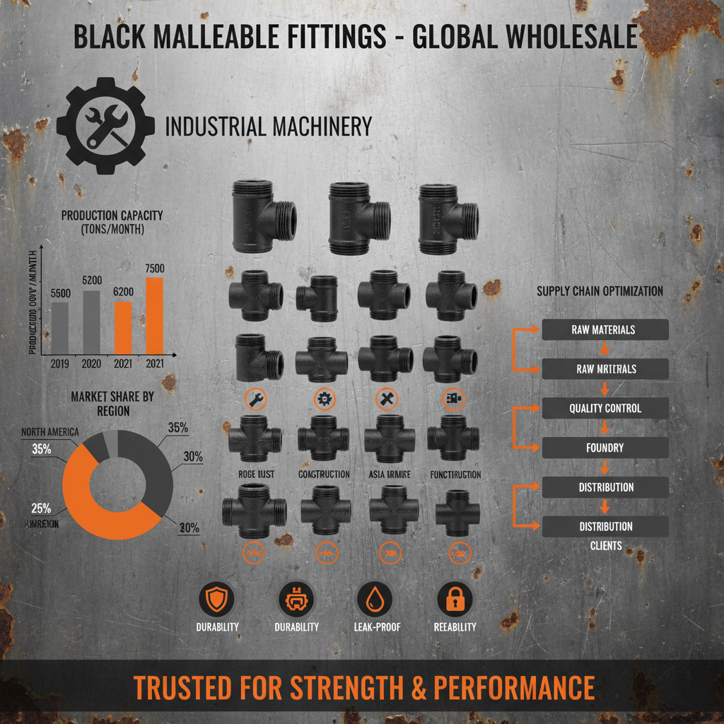 wholesale black malleable fittings