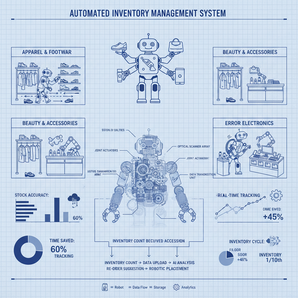 Revolutionizing Inventory Control with Robots for StockTaking and Stock Management