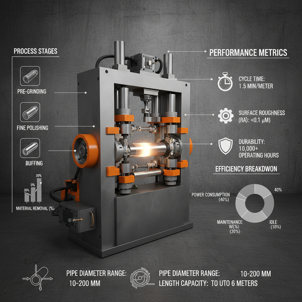 Advanced Polishing Machine for Stainless Steel Pipe Enhancing Surface Finish Quality