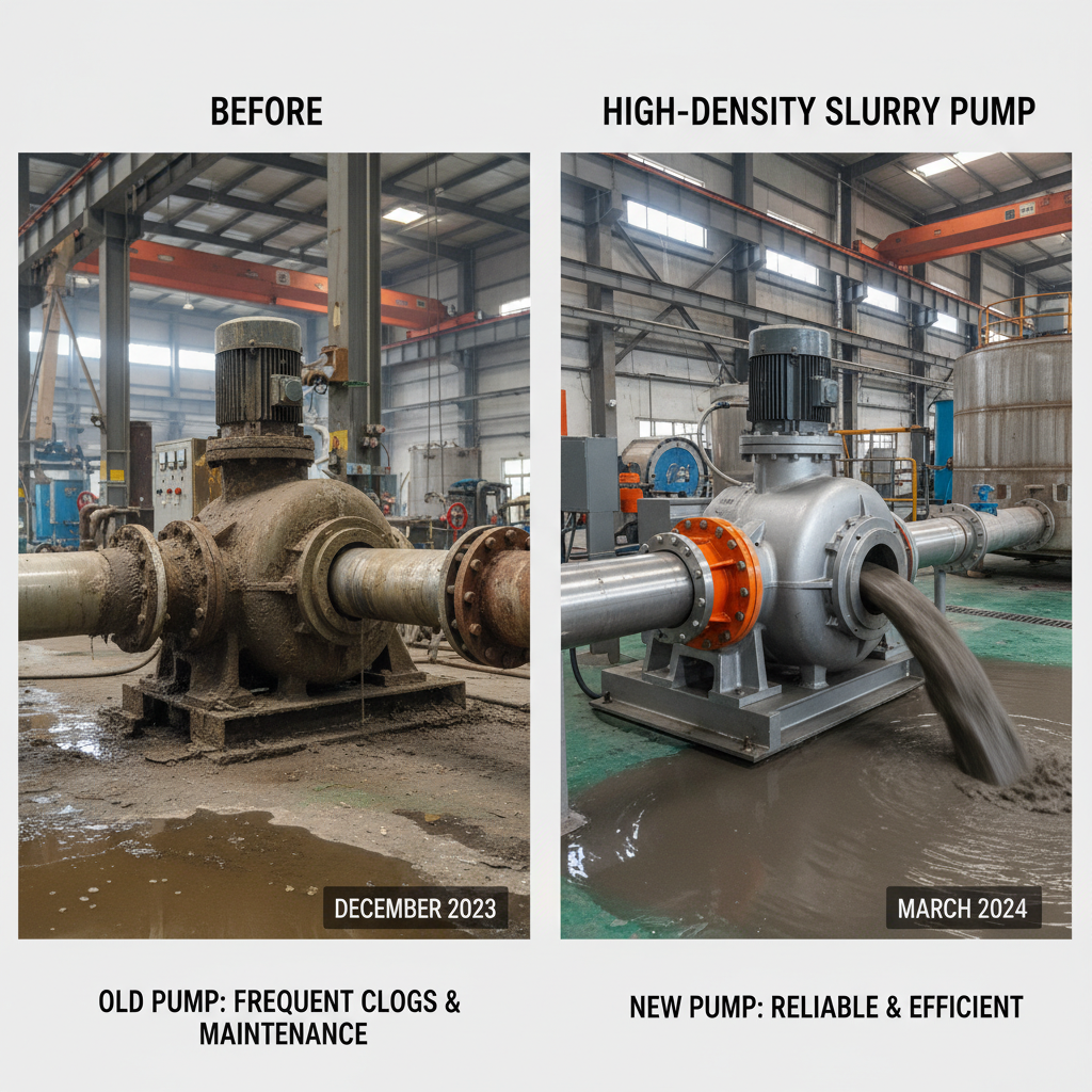 Optimizing Industrial Processes with High Density Slurry Pump Technology