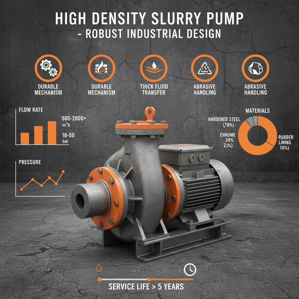 Optimizing Industrial Processes with High Density Slurry Pump Technology