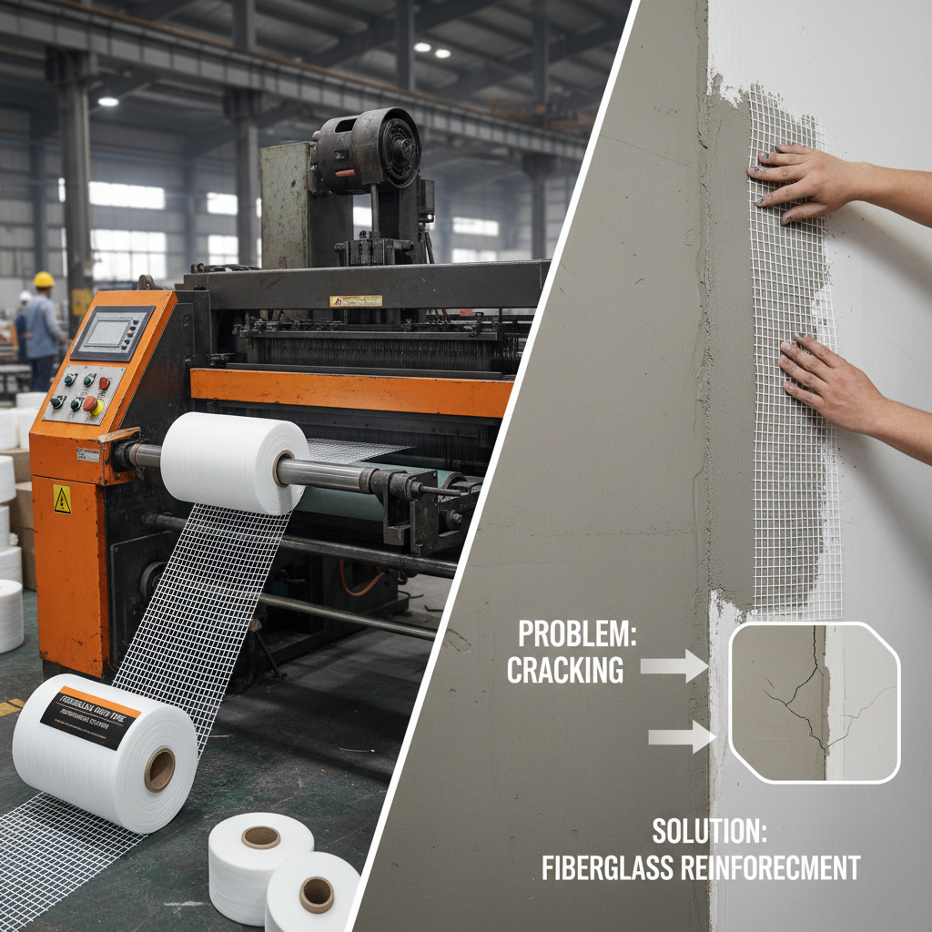 Superior Strength Fiberglass Mesh Tape for Construction and Repair Applications