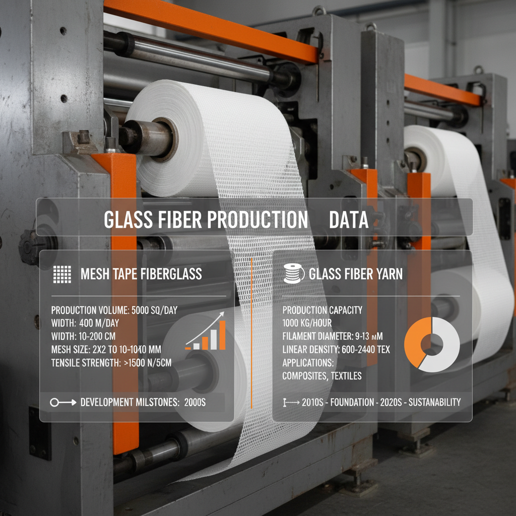 Superior Strength Fiberglass Mesh Tape for Construction and Repair Applications