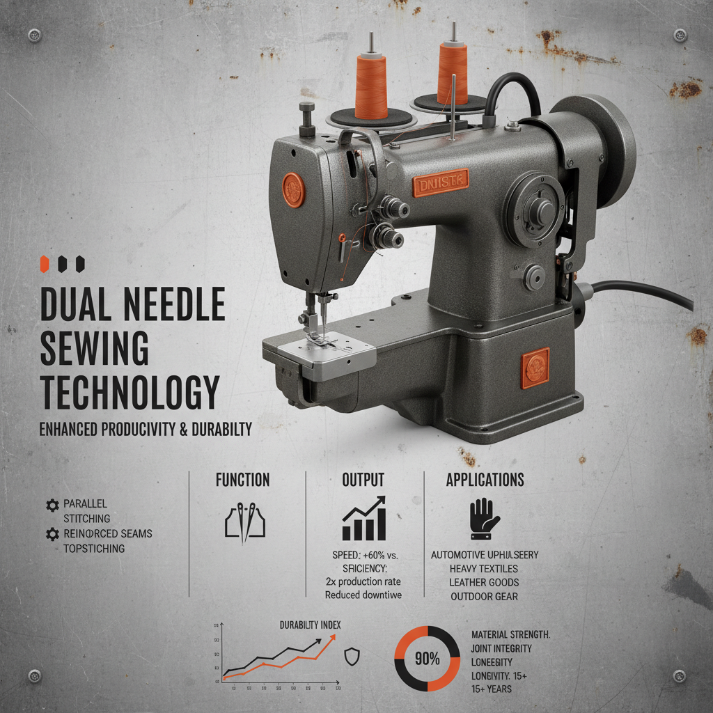 Advancements in Dual Needle Sewing Machine Technology and Industrial Applications
