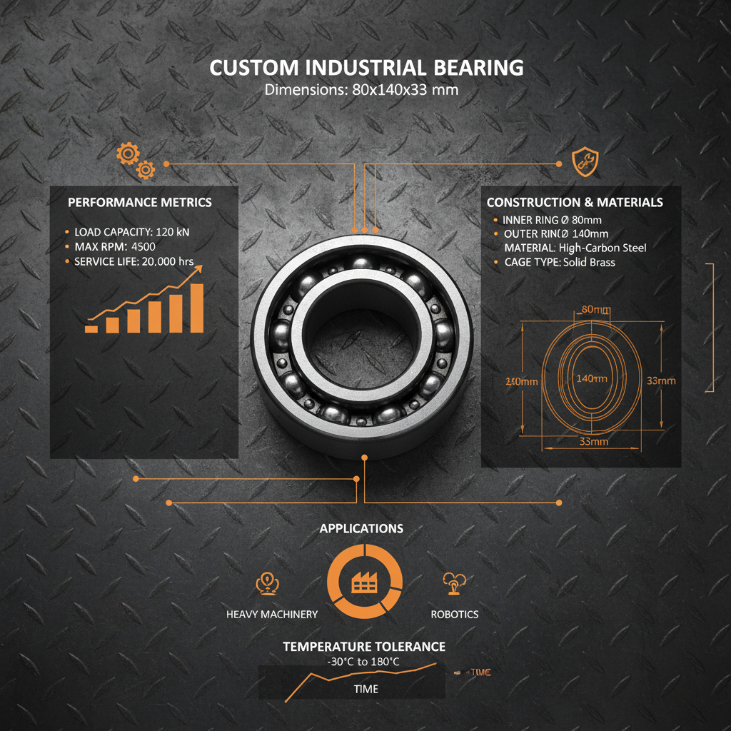 Optimizing Performance with a Custom 80x140x33 Bearing for Industrial Applications