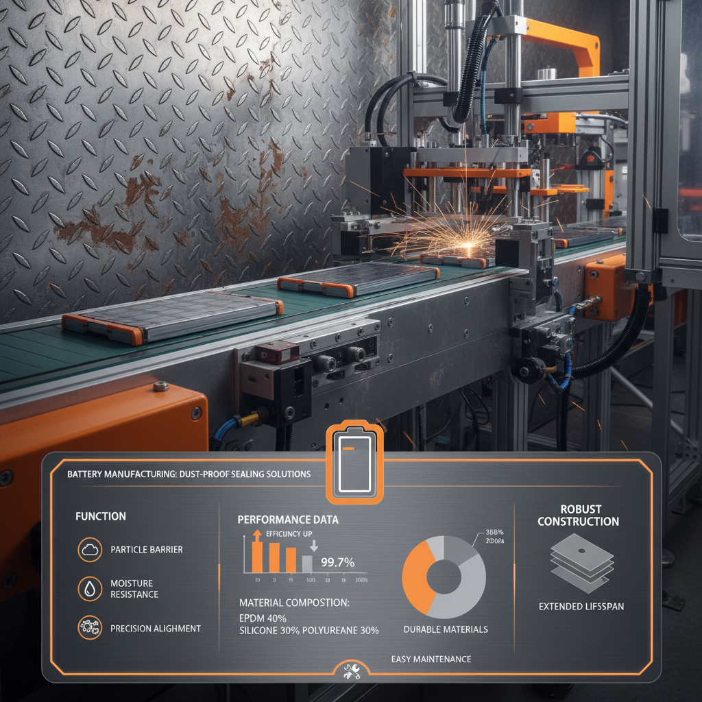 Advanced Dustproofing Sealing Strip Solutions for Battery and Industrial Applications