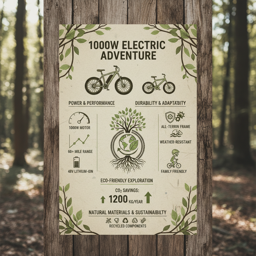 Exploring the Power and Versatility of 1000w Electric Bikes