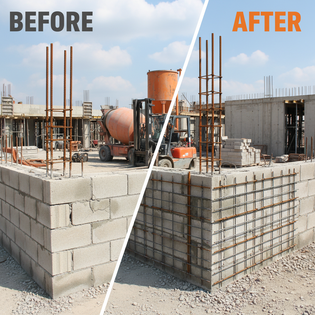 Enhancing Structural Resilience with Block Ladder Reinforcement Systems