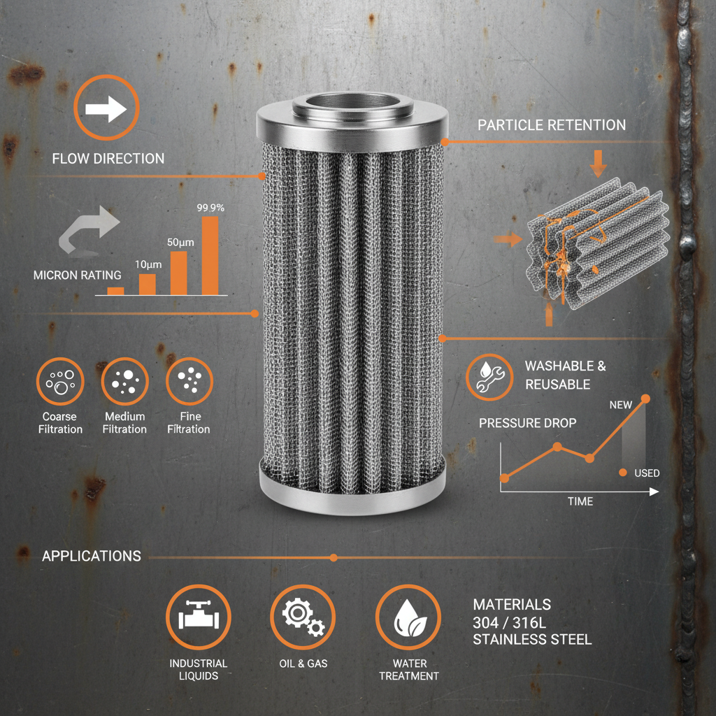High Performance Stainless Steel Pleated Filter Cartridge Solutions for Industrial Filtration