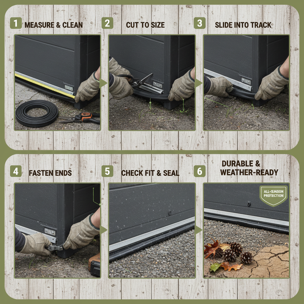 The Crucial Role of a t type garage door bottom seal in Modern Buildings