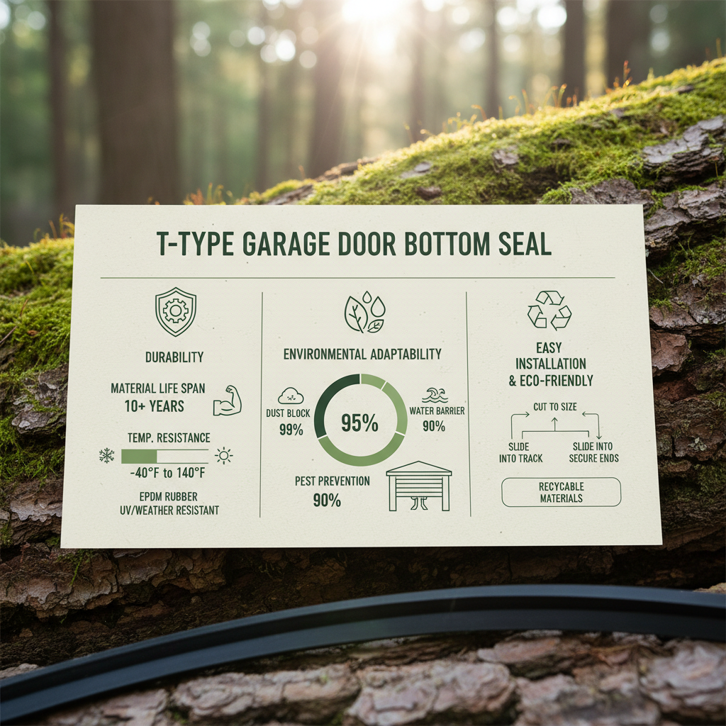 The Crucial Role of a t type garage door bottom seal in Modern Buildings