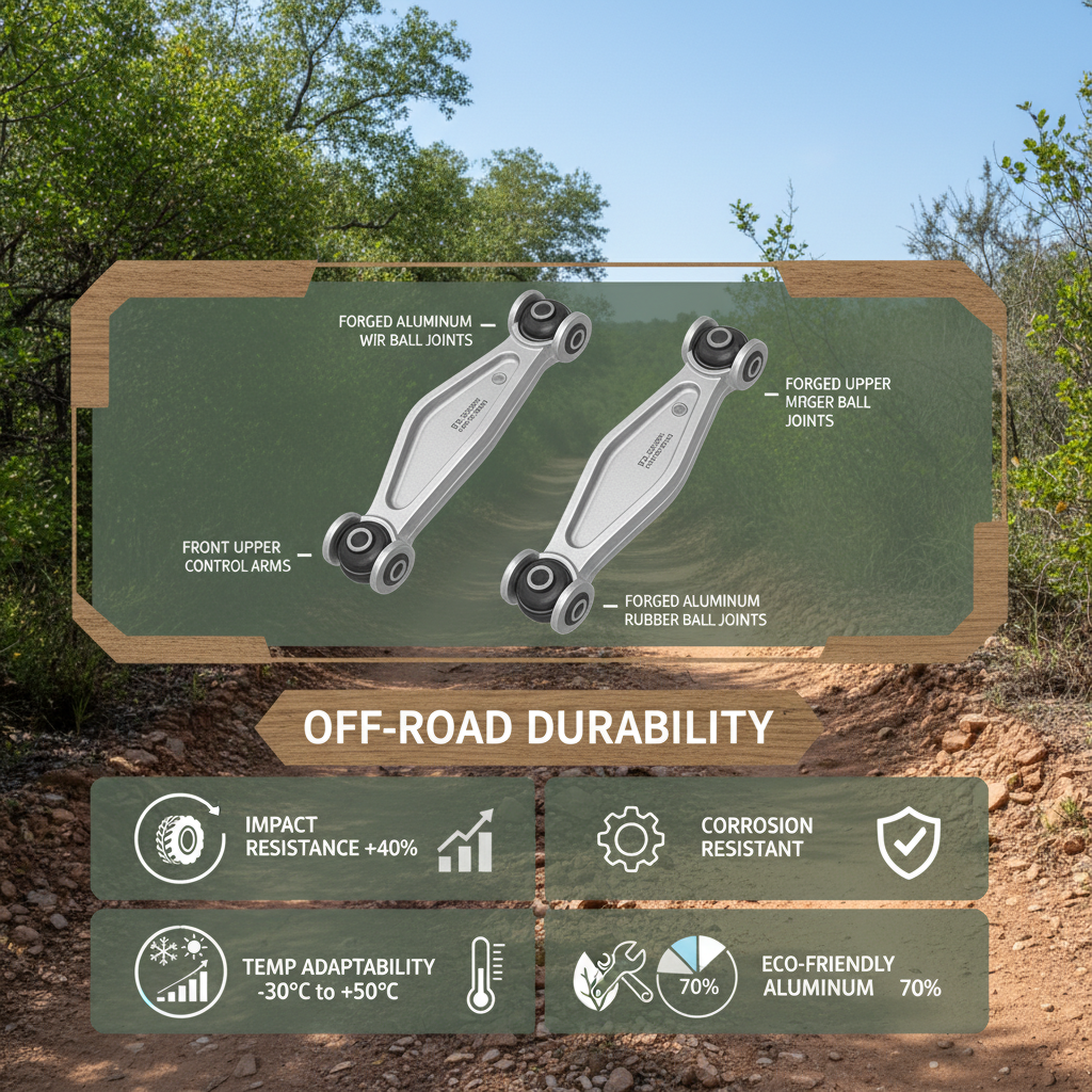 Optimizing Vehicle Performance with Durable Front Upper Control Arms with Ball Joints