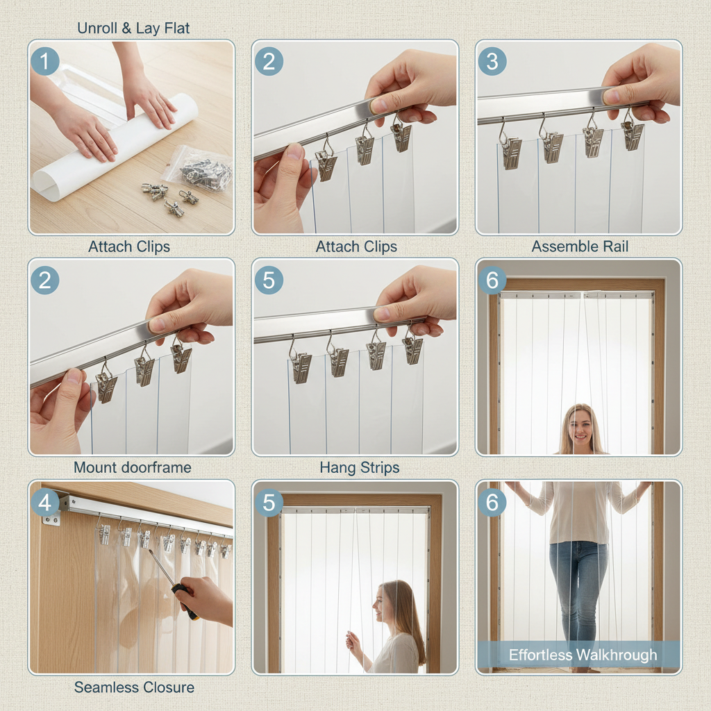 Optimizing Facility Efficiency with Advanced Magnetic Doorway Curtains