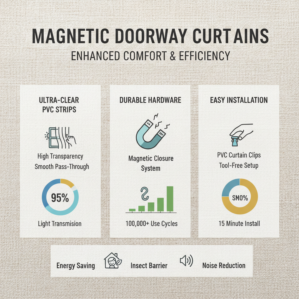 Optimizing Facility Efficiency with Advanced Magnetic Doorway Curtains