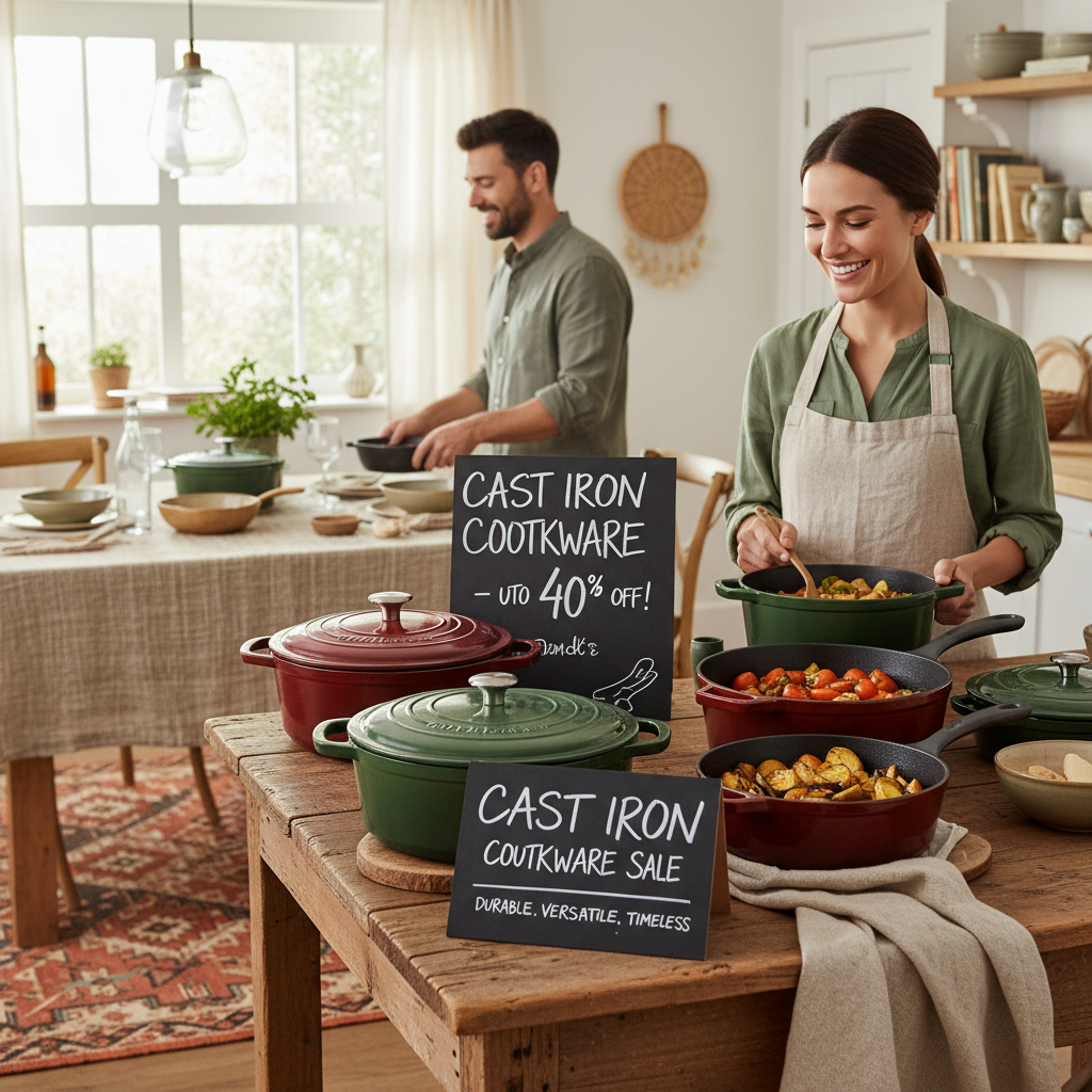 Discover Incredible Deals on Cast Iron Pots and Pans Set Sale Now