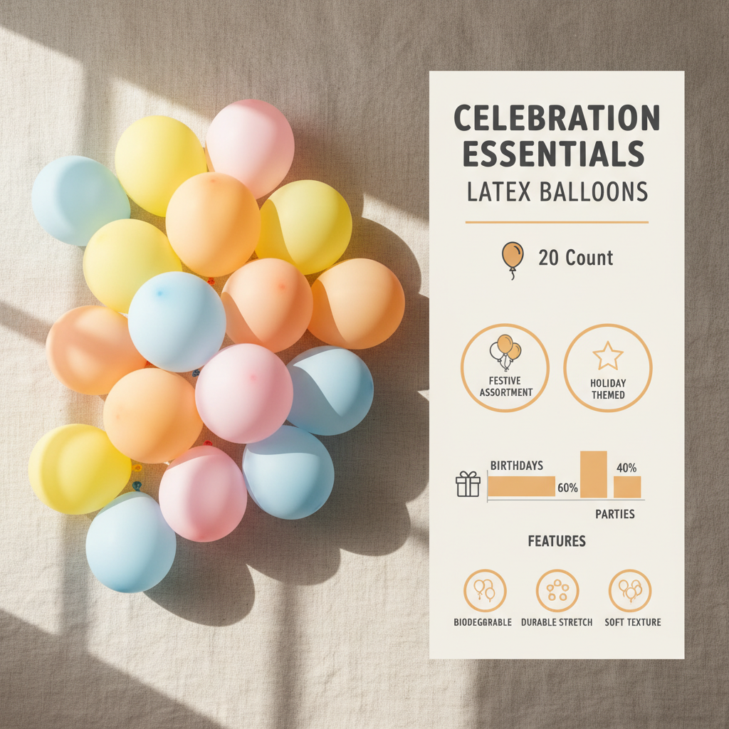 The Global Impact and Future of 20 Latex Balloons in Celebrations