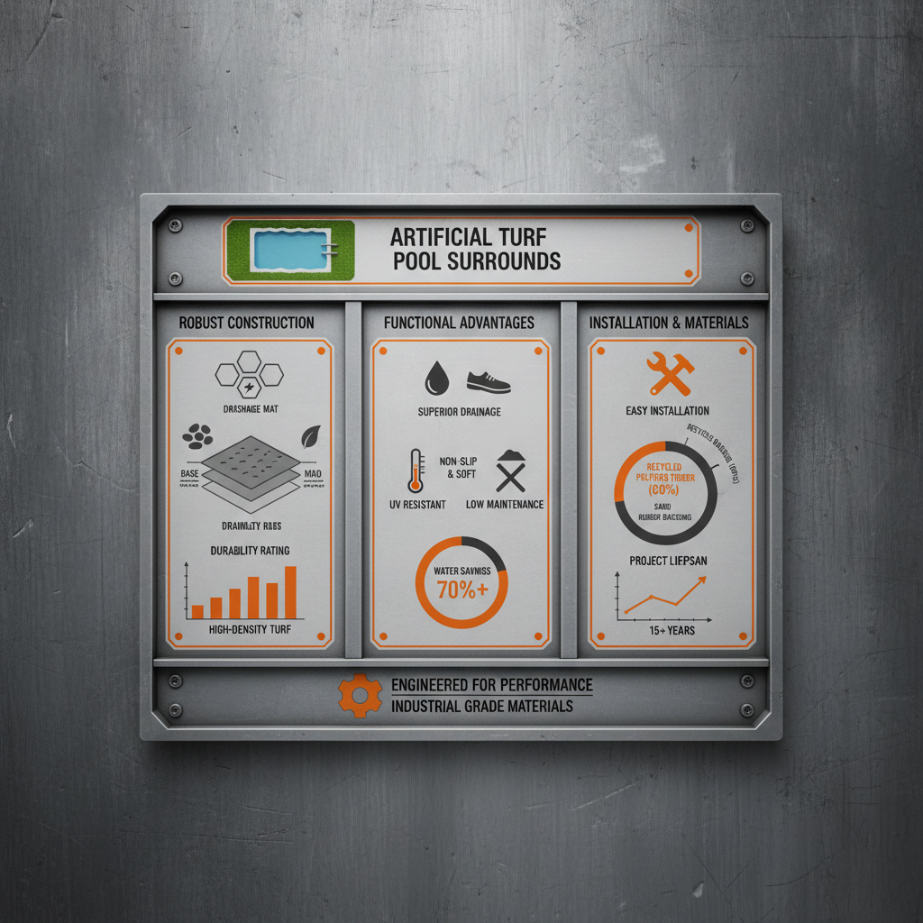 Enhance Your Poolside with Durable Artificial Turf Around Pool Solutions