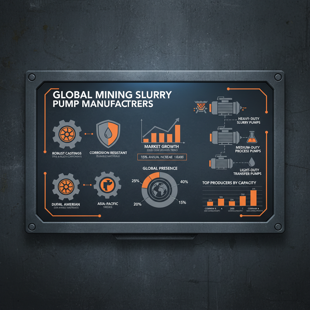 Expert Mining Slurry Pump Manufacturers for Efficient Operations