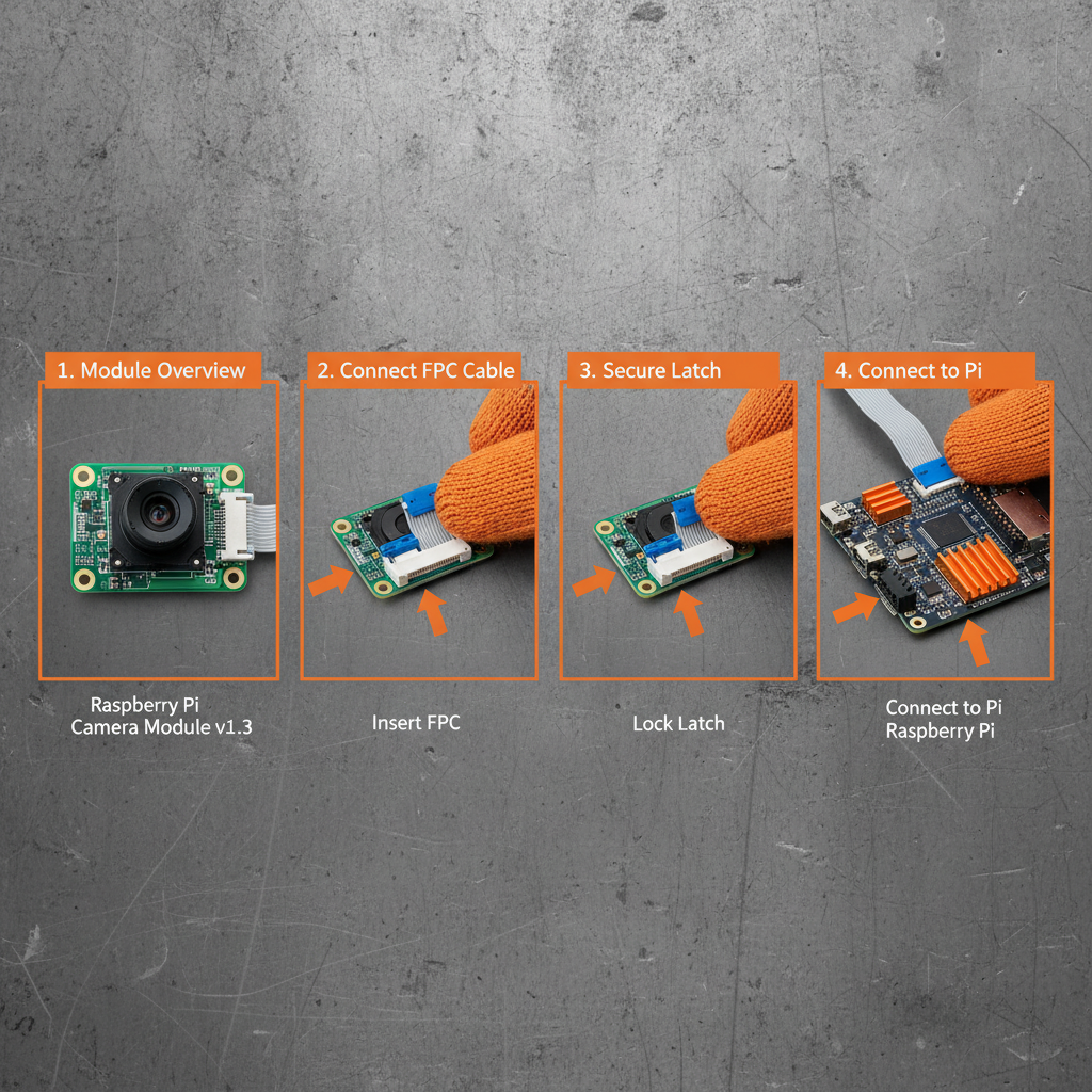 Exploring the Versatility of the Raspberry Pi Camera Module Rev 1.3 for Diverse Applications
