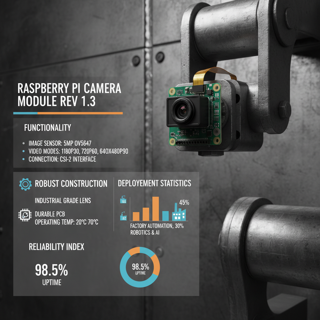 Exploring the Versatility of the Raspberry Pi Camera Module Rev 1.3 for Diverse Applications
