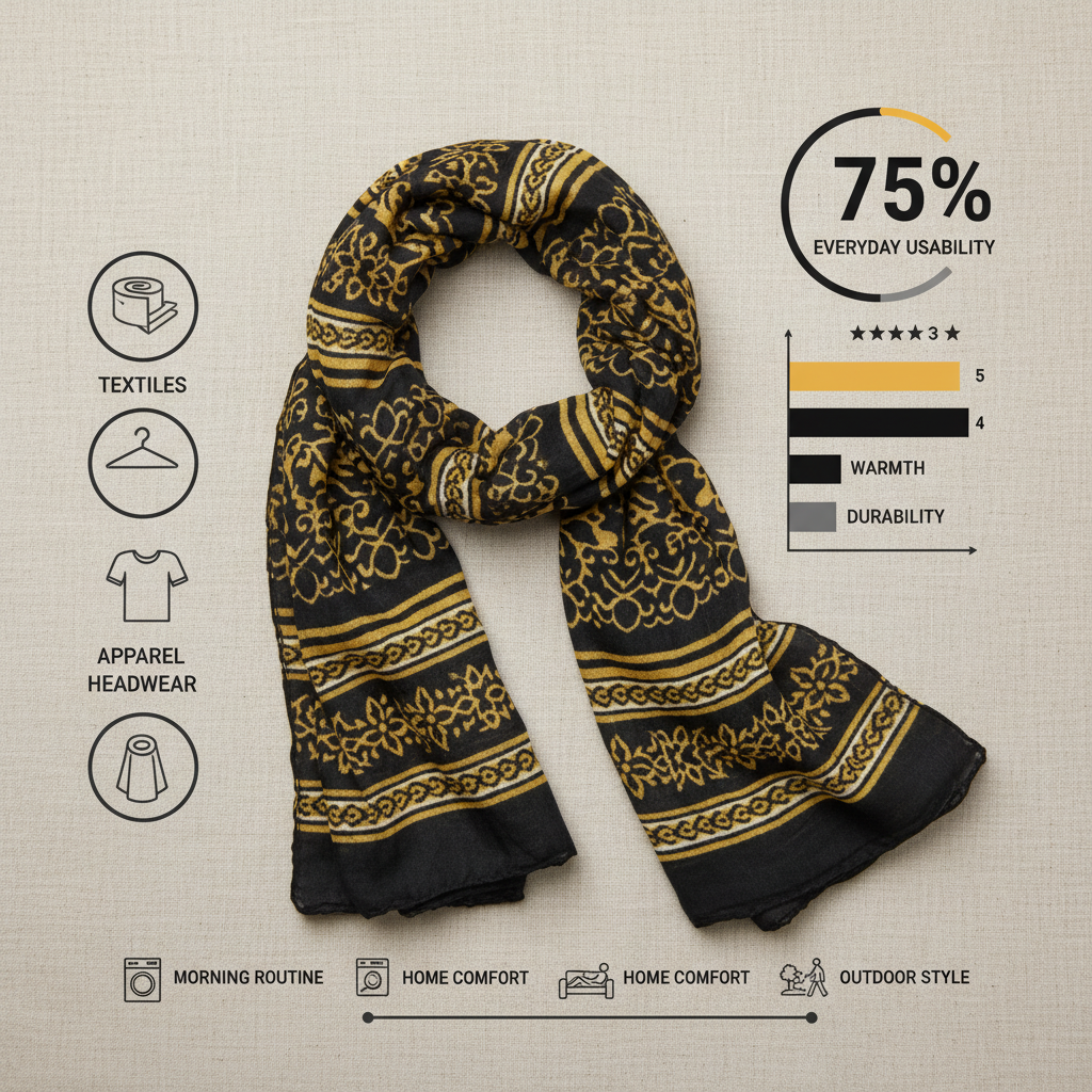 Exploring the Timeless Appeal of the Black and Yellow Scarf