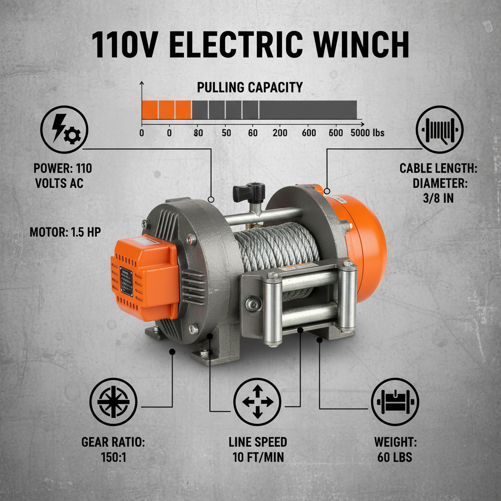 The Essential Role of 110 Volt Electric Winches in Modern Industries