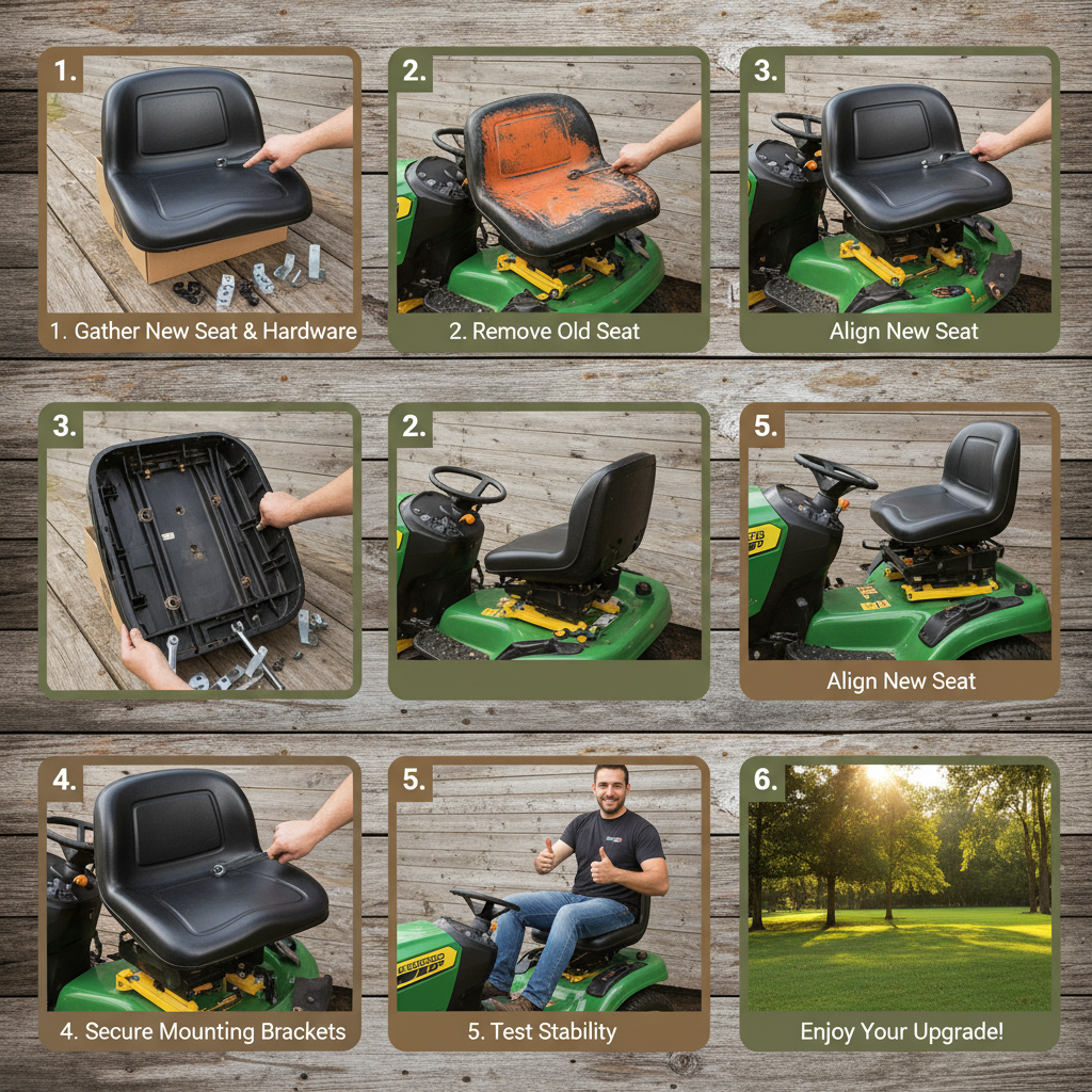 Optimizing Operator Comfort and Safety with a Durable Lawn Tractor Seat