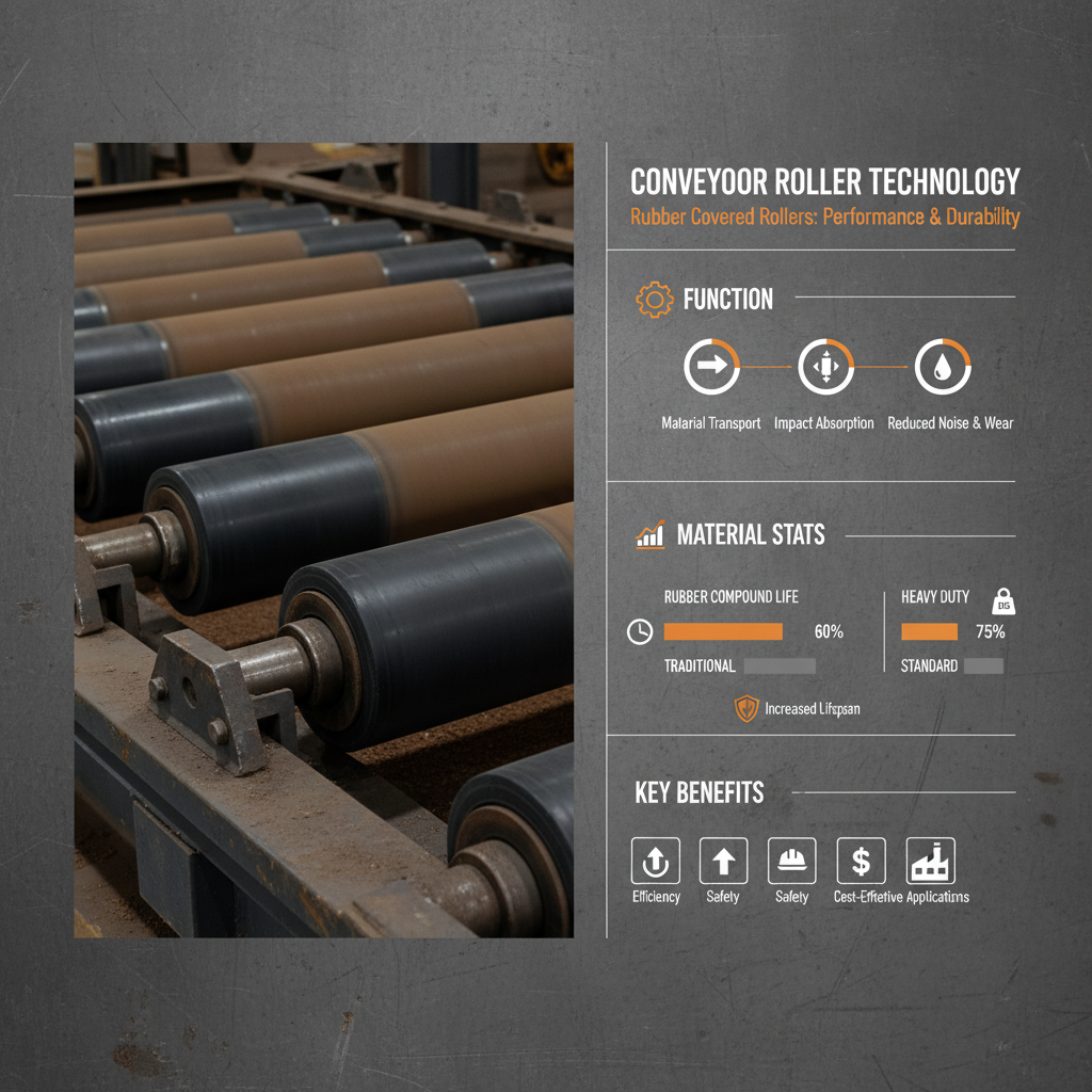 Optimizing Material Handling with High Performance rubber covered conveyor rollers
