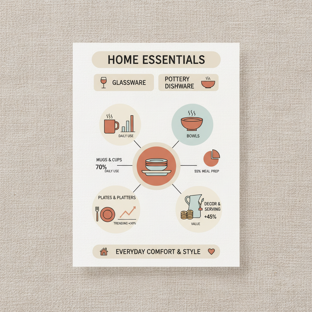 Exploring the Enduring Appeal of Pottery Dishware and Global Market Trends