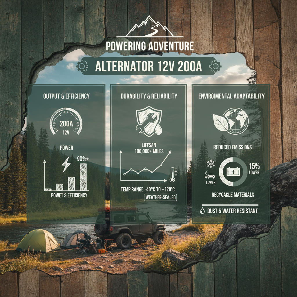 Essential Guide to the High Performance Alternator 12v 200a for Vehicles and Industry