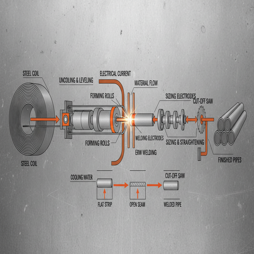 Understanding erw steel pipe Applications Manufacturing and Quality Control