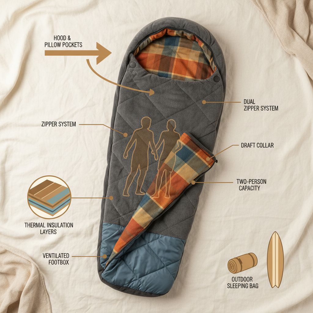Maximize Comfort and Warmth with a HighPerformance 2 person sleeping bag
