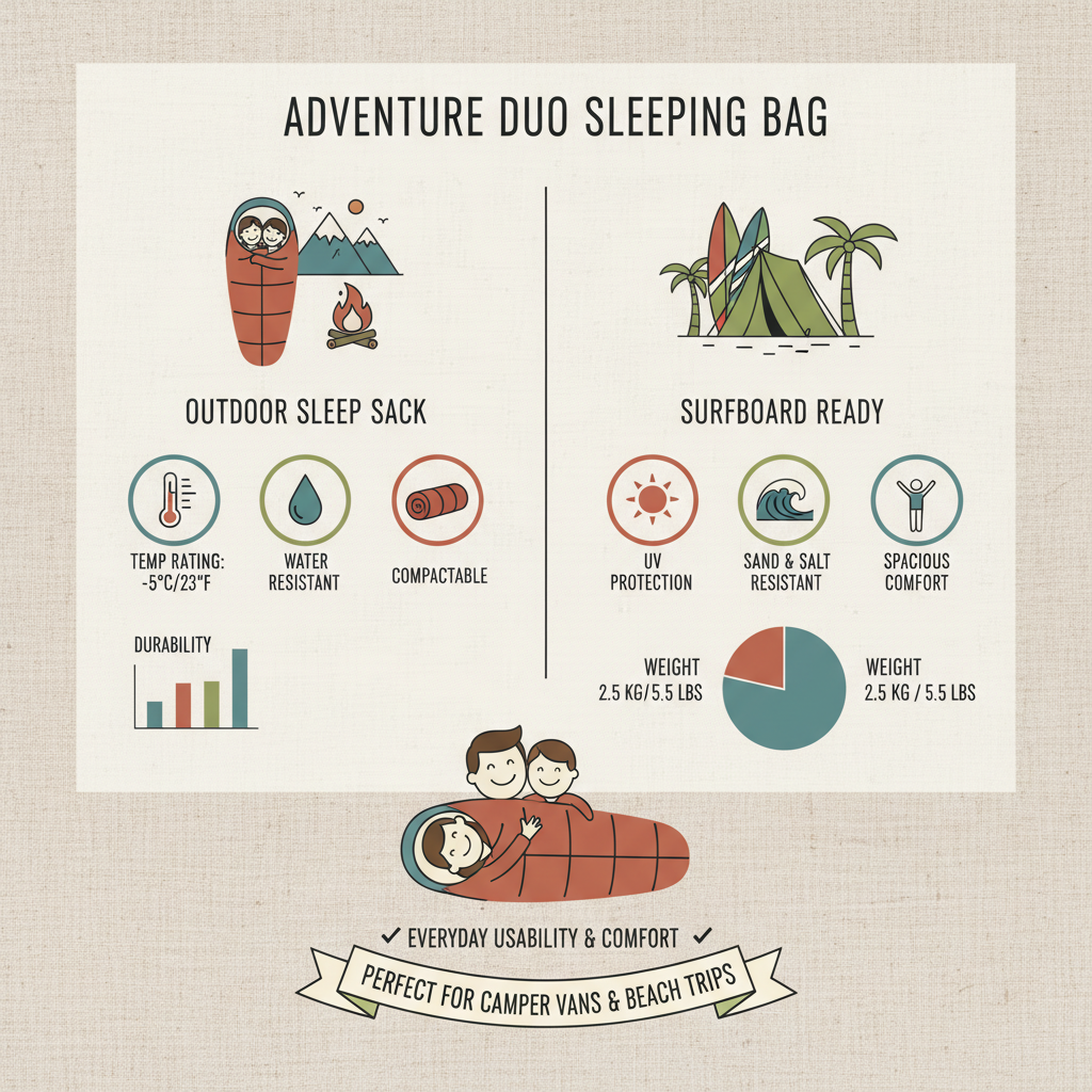 Maximize Comfort and Warmth with a HighPerformance 2 person sleeping bag