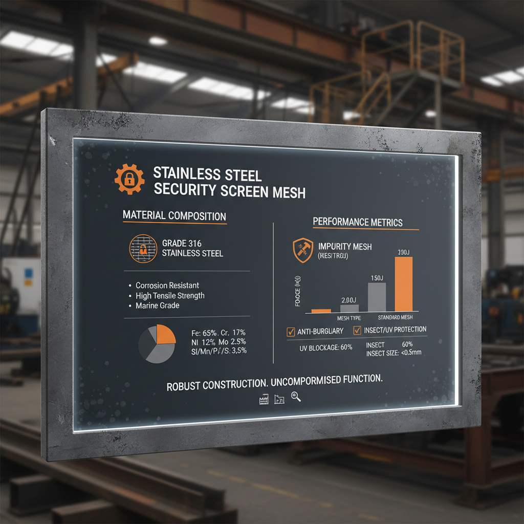 Comprehensive Guide to Stainless Steel Security Screen Mesh and Its Applications
