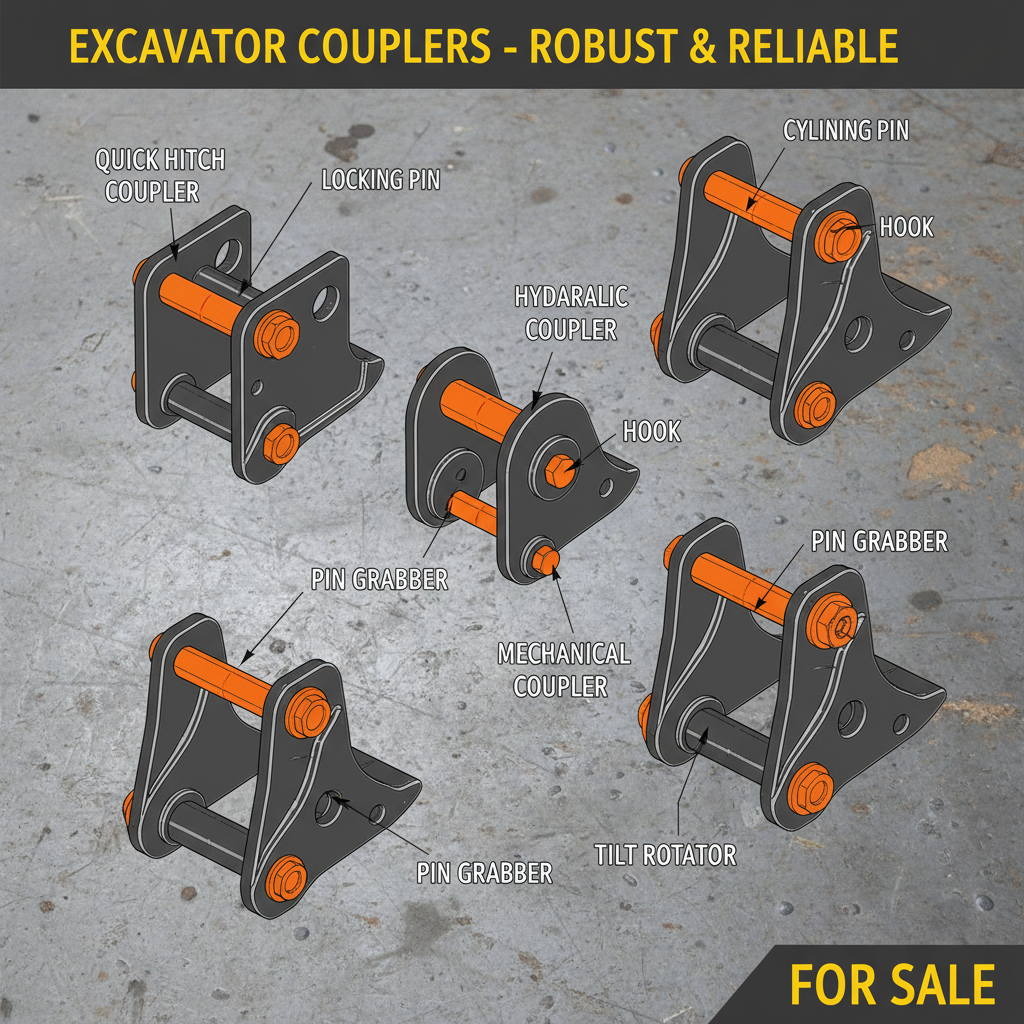 excavator couplers for sale