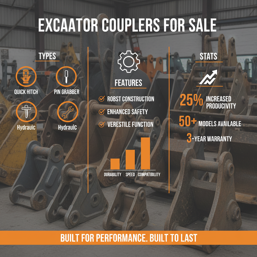 excavator couplers for sale