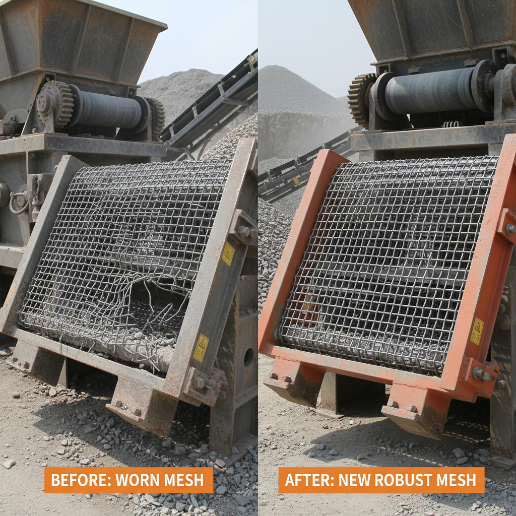 stone crusher mesh