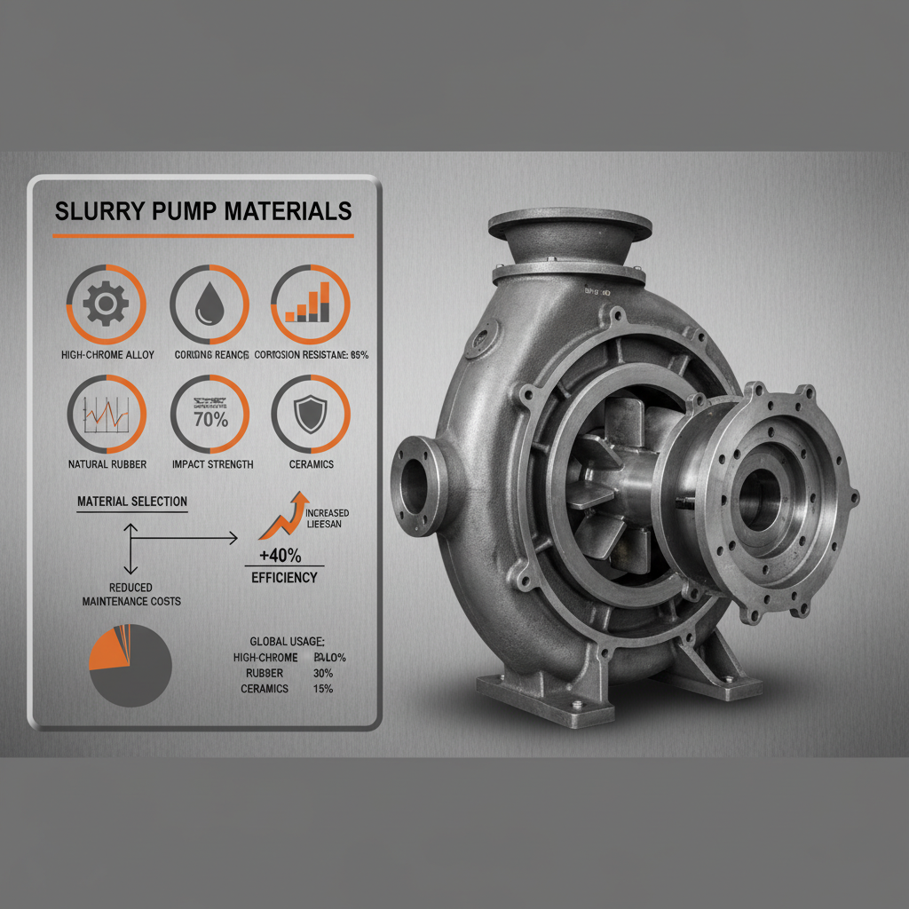 slurry pump material