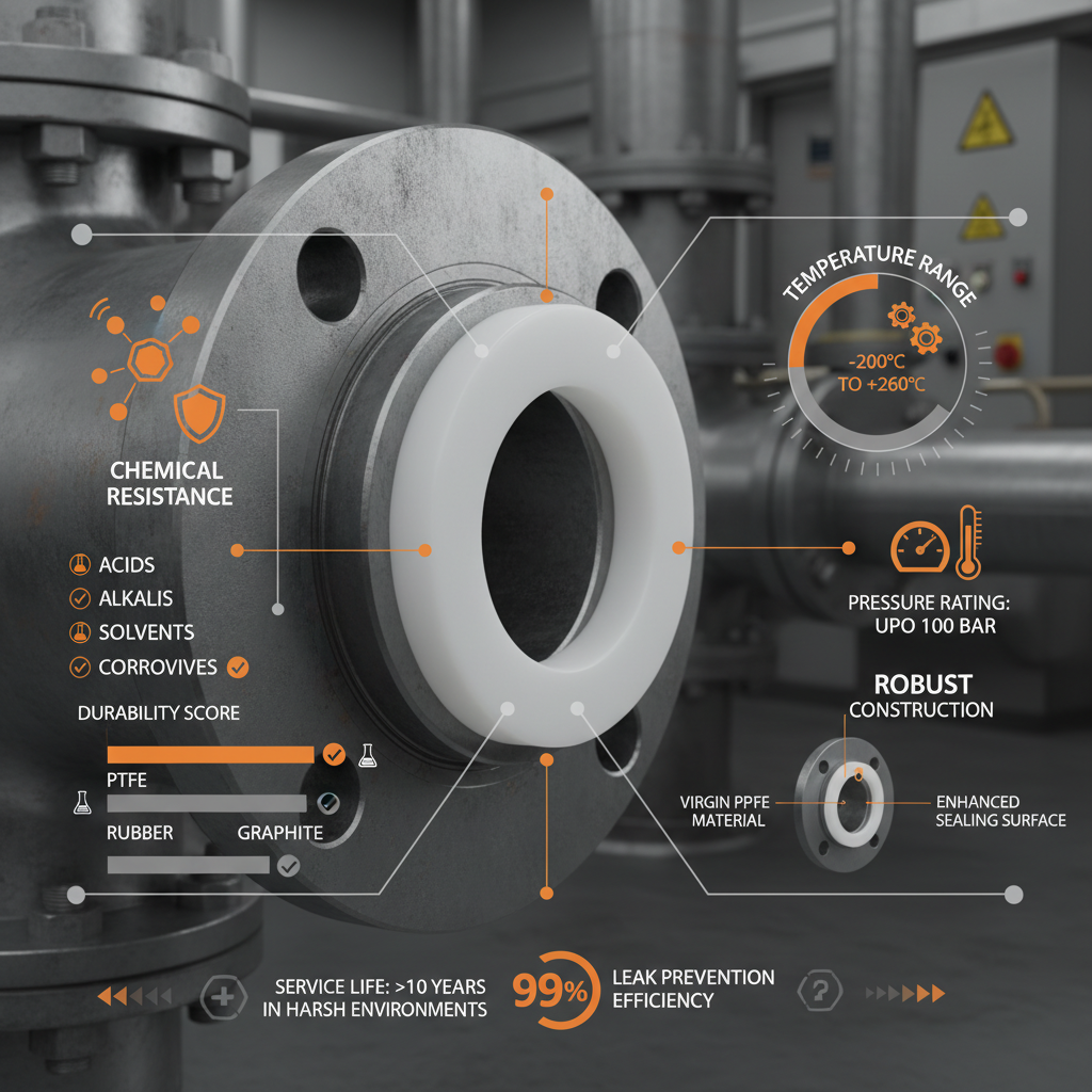 Chemical Resistant PTFE gasket