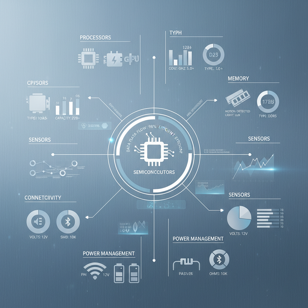 different electronic components