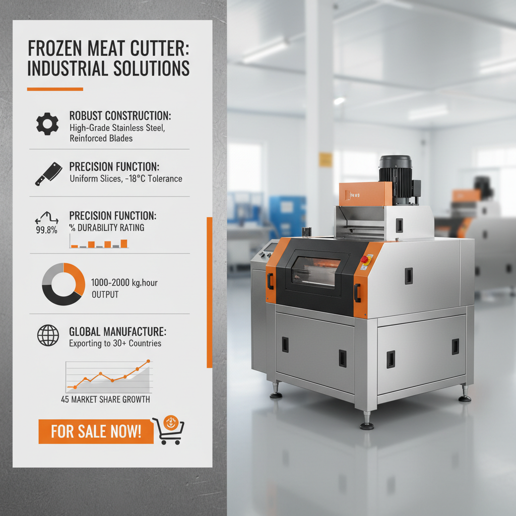frozen meat cutter machine for sale Manufacture