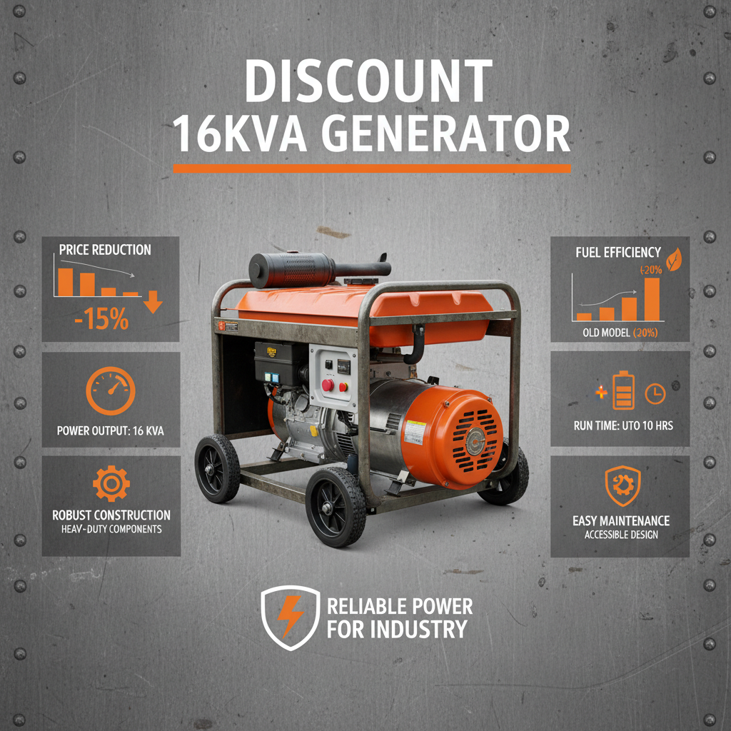 Discount 16kva generator