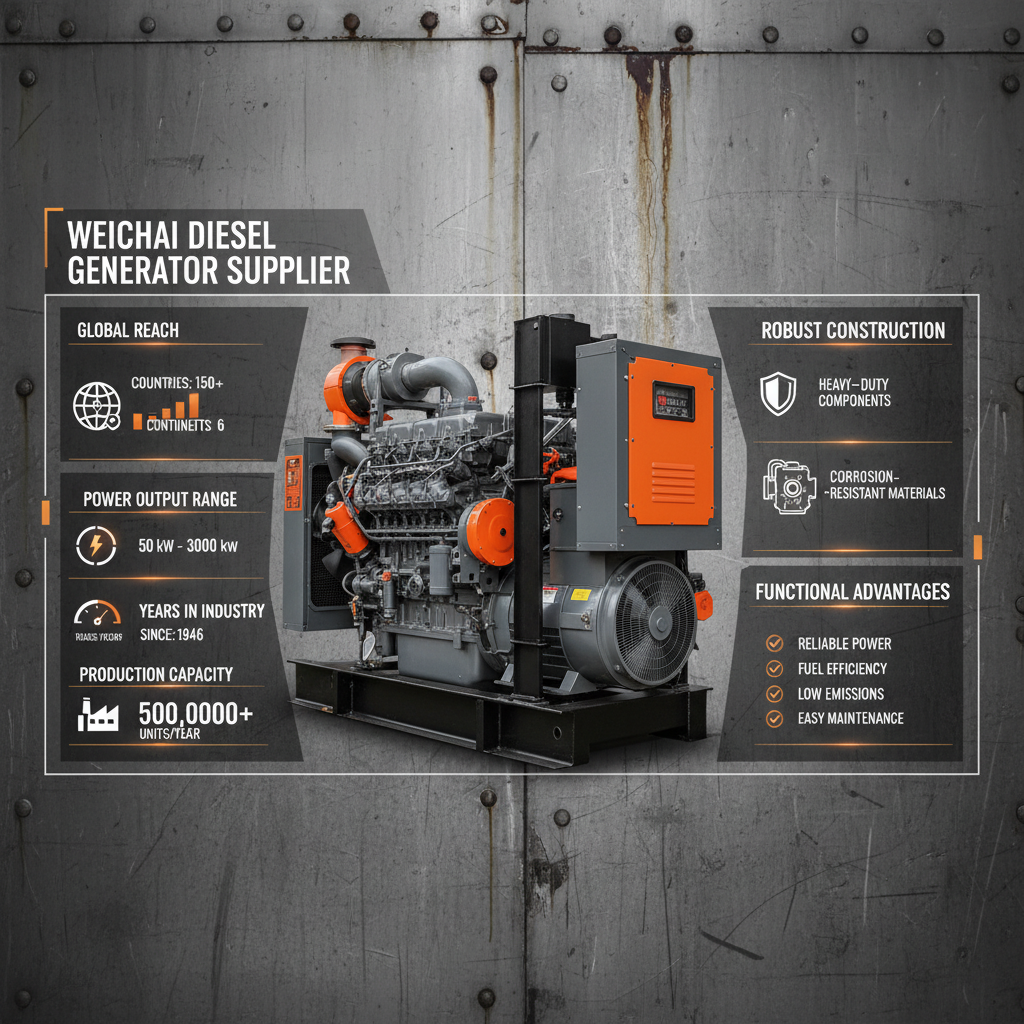 weichai diesel generator Supplier