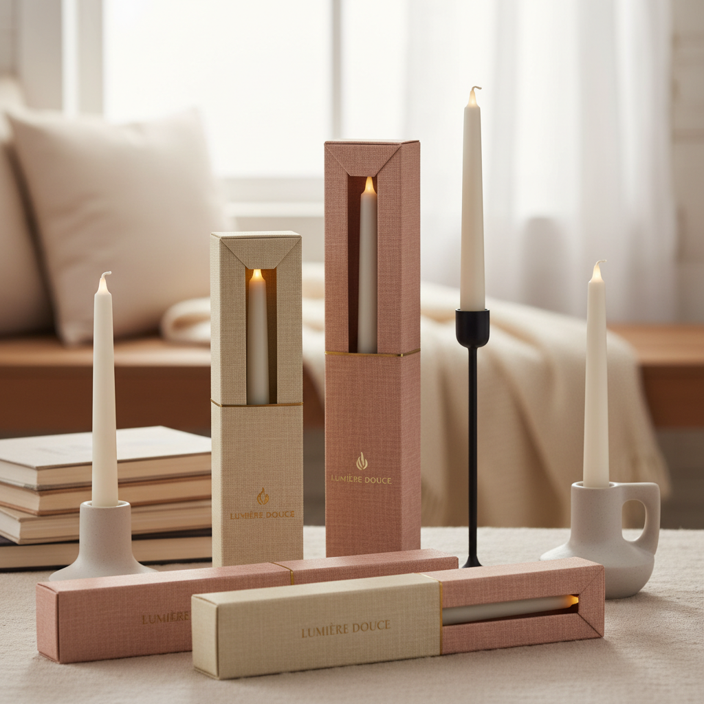 Enhance Your Home with Elegant Skinny Flameless Candles from OuniScandle