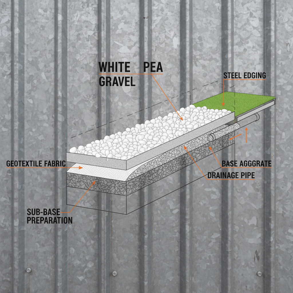 Enhance Your Outdoor Space with Stunning White Pea Gravel Landscaping Ideas