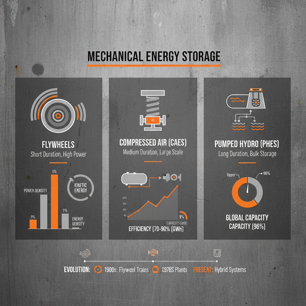 Exploring Mechanical Means of Energy Storage for a Sustainable Future