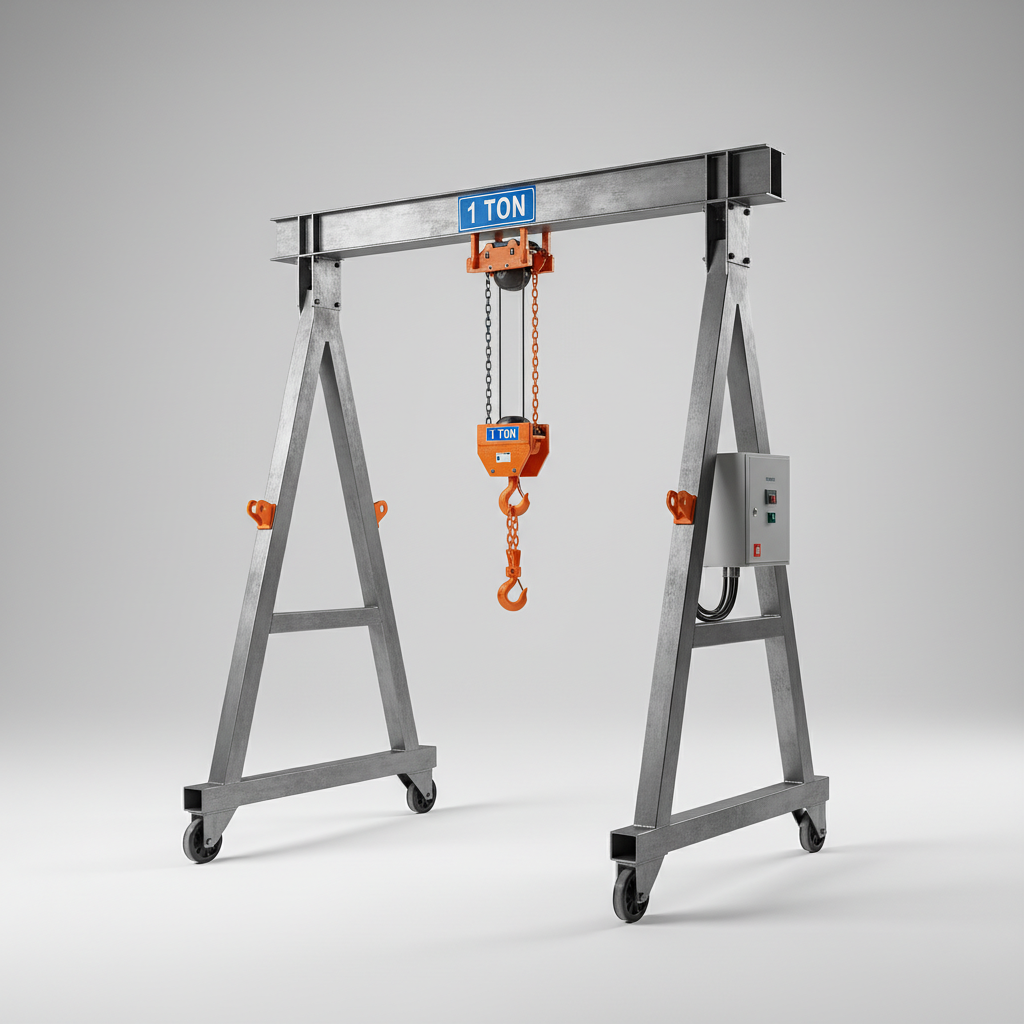 Maximize Lifting Efficiency with a Robust 1 Ton Gantry Crane System