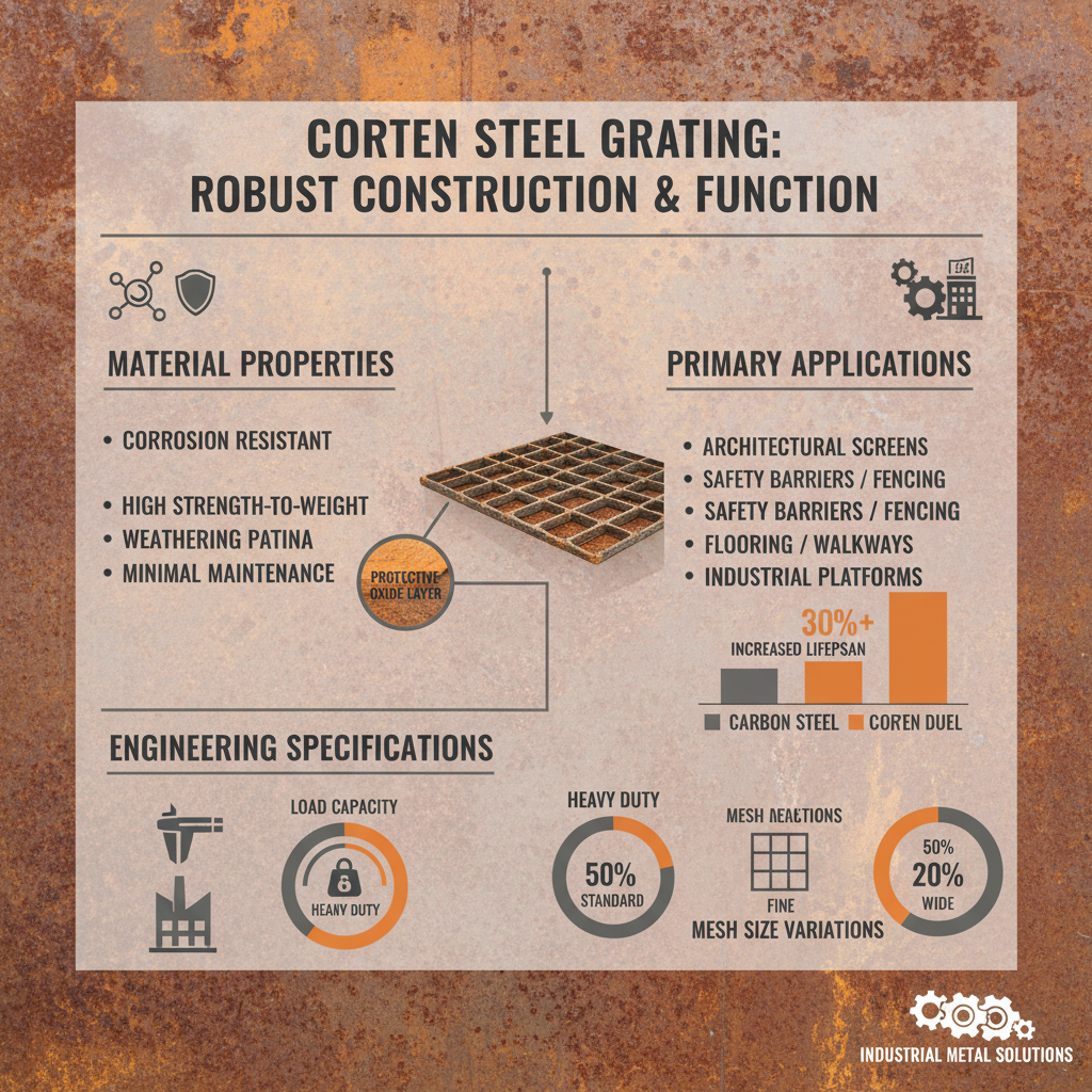 Comprehensive Guide to Corten Steel Grating Applications and Specifications